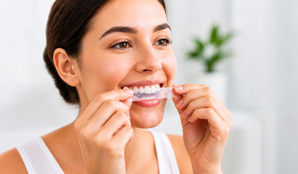 teeth whitening without damaging enamel the right way to use whitening strips 1