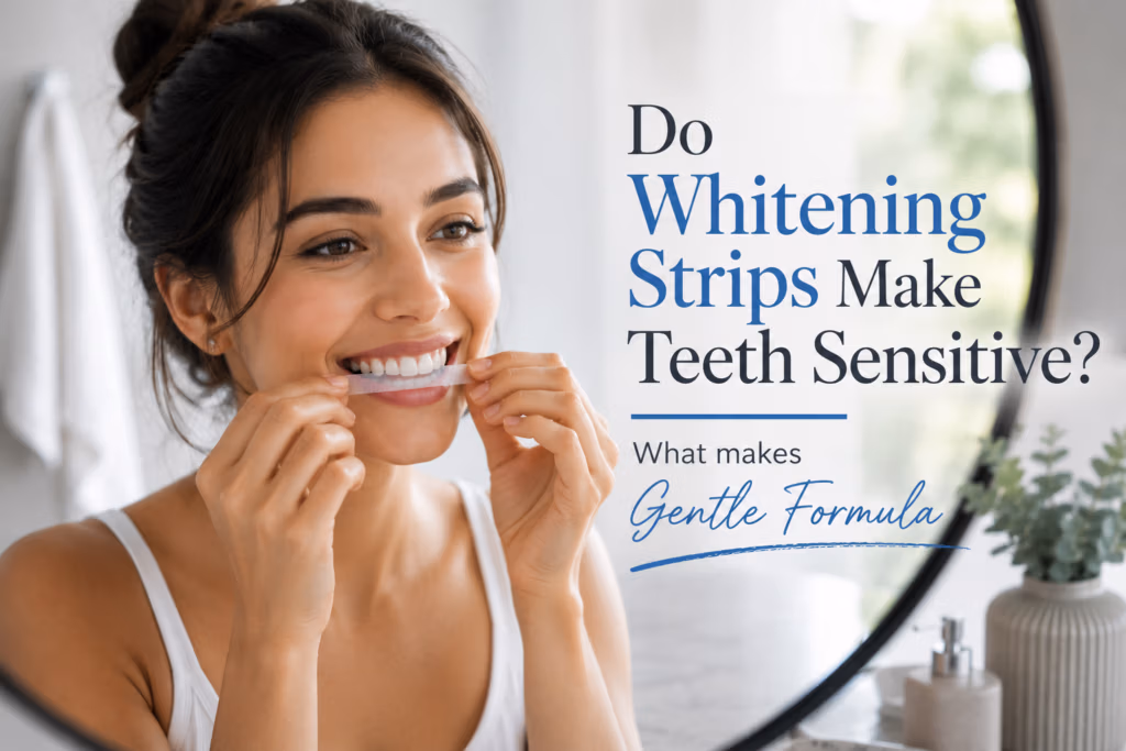 Do whitening strips make teeth sensitive