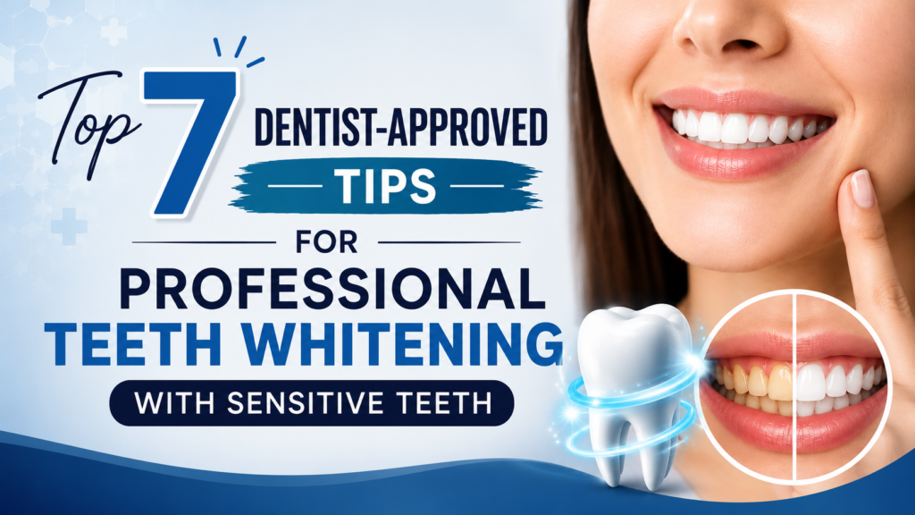 Top 7 Dentist-Approved Tips for Professional Teeth Whitening with Sensitive Teeth